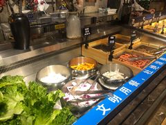 自助取餐区-韩京炭火烤肉自助料理(柯桥万达店)