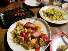 辣皮炒腊肉-永红源啤酒·烧烤·海鲜·大排档(青特城店)