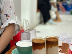 红豆沙拿铁-Line 咖啡(石厦花园店)