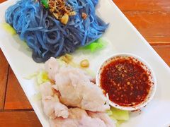 -蝶豆花蓝面条