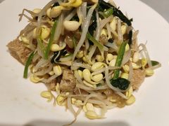 菠菜豆芽拌面筋-汉唐宴长安食府