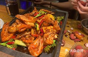 Spicy Shrimp Hot Pot