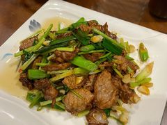 小炒黄牛肉-老兰家传统烧烤炒菜泡馍(小南门店)