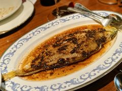 葱油蒸大黄鱼-王府井文华东方酒店-紫膳餐厅