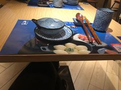 餐具摆设-舞漁日料美人胶原锅(陆家嘴中心店)