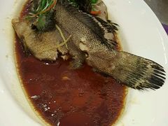鸡油蒸爆腌深海鱼-沪华海鲜大酒楼(南汇店)
