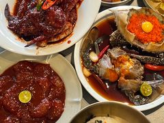 -草家酱蟹炭火烤肉店(珲春南路一店)