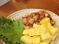 烤猪颈肉佐菠萝紫苏叶-Blac+Blac(中海环宇荟店)