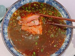 干切牛肉粉丝汤-老新隆牛肉锅贴(新街口店)