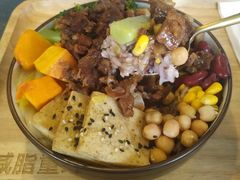 五香嫩卤牛肉谷物碗-人鱼崛起低卡健康餐(大华店)