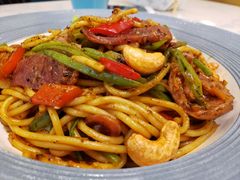 黑椒腊肠意面-曼玉餐厅(中原万达店)