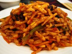 鱼香肉丝-鸿运楼烤鸭店(天桥店)