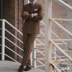 -怒马会 全麻衬西装高级定制
