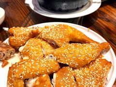 脆皮芝麻化皮鸡-丰收碗·陈皮果木烧鹅·23年老字号