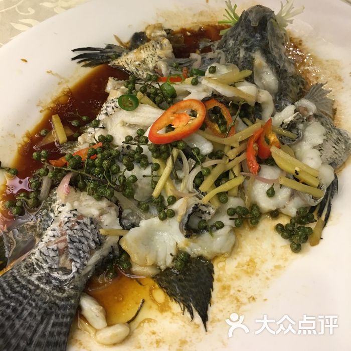 御茶园海鲜酒楼鲜花椒蒸花斑图片 - 第46张
