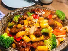 石板牛仔骨-小菜园新徽菜(滁州苏宁店)