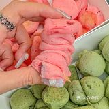 能扯嘚一米❗️这家的麻薯真的摆
