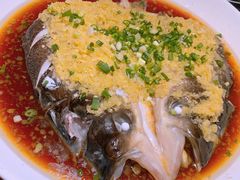 剁椒鱼头-绿茶餐厅(松江万达店)