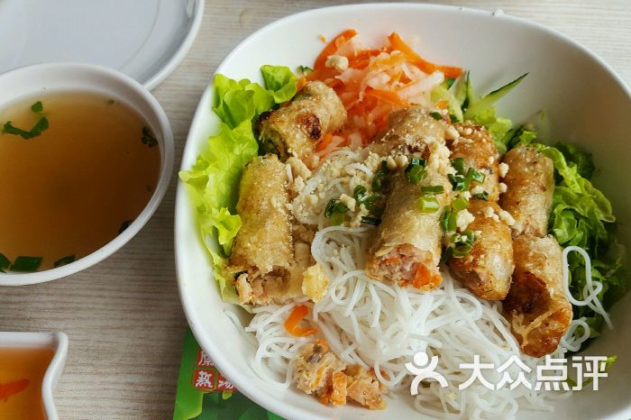 越道pho越南餐厅(大宁广场店)-春卷檬粉-菜-春卷檬粉图片-上海美食