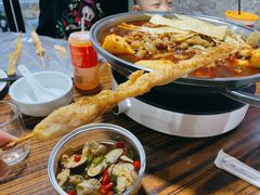 童年鸡肉串-老红桥炸灌肠牛肚锅烧烤(定福庄店)