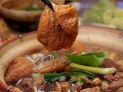 豆腐泡-沙胆彪炭炉牛杂煲(成都玉林店)