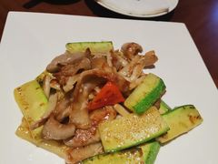 西葫芦炒肉片-杭州JW万豪酒店-万豪中餐厅