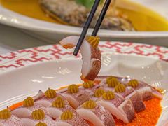 独蒜红油大管鱿鱼-世博源公馆·本帮融合菜·主题包厢·江景餐厅