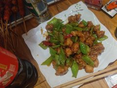 肉段烧茄子-小俩口烧烤东北菜(双井店)