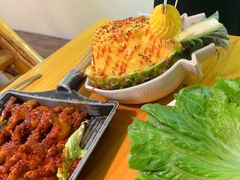香辣鸡爪年糕-恩你小木屋·韩式料理(假日广场店)