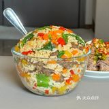 今天分享👇灯笼椒牛肉拌饭🌶️晚餐