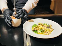 羊肚菌温泉蛋佐松露酱-THE WANG王品(上海中心云端店)