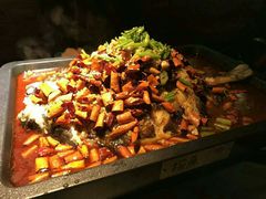 -探鱼·鲜青椒爽麻烤鱼(广州南沙万达广场店)