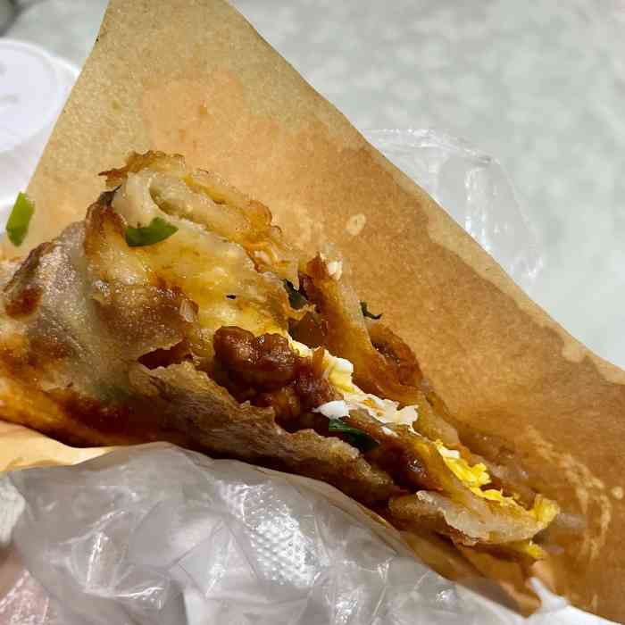 曹张鸡子大饼-"鸡子大饼是无锡的传统小吃之一,然而我并不.