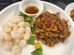 虾仁油爆虾双拼-三林本帮馆(中林街店)