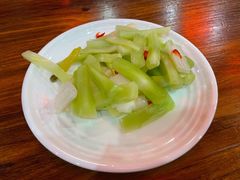 莴笋拌藕尖-秦园陕西手工面馆(番禺节能科技园店)