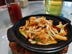小炒青梗菜花-董家大院·京味家常菜(朝丰家园店)