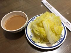 焯白菜-老爆肚满五香烧牛羊肉