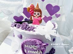 -卡比儿童蛋糕·心意定制·低脂零卡糖动物奶油FancyBALLOON(滨海店)