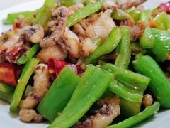 干煸鱿鱼-满口香饭店