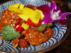 芒果甜酸鸡-上楼私房菜(院士路店)