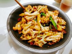 清炒有机菜花-巴依老爷新疆美食(清华东门店)