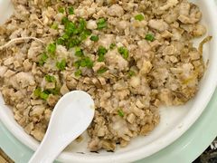 阿妈头菜剁肉饼-水乡人家私房菜(逢简店)