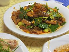 姜葱凉拌鱼皮-禄源公·老莞诚饭店