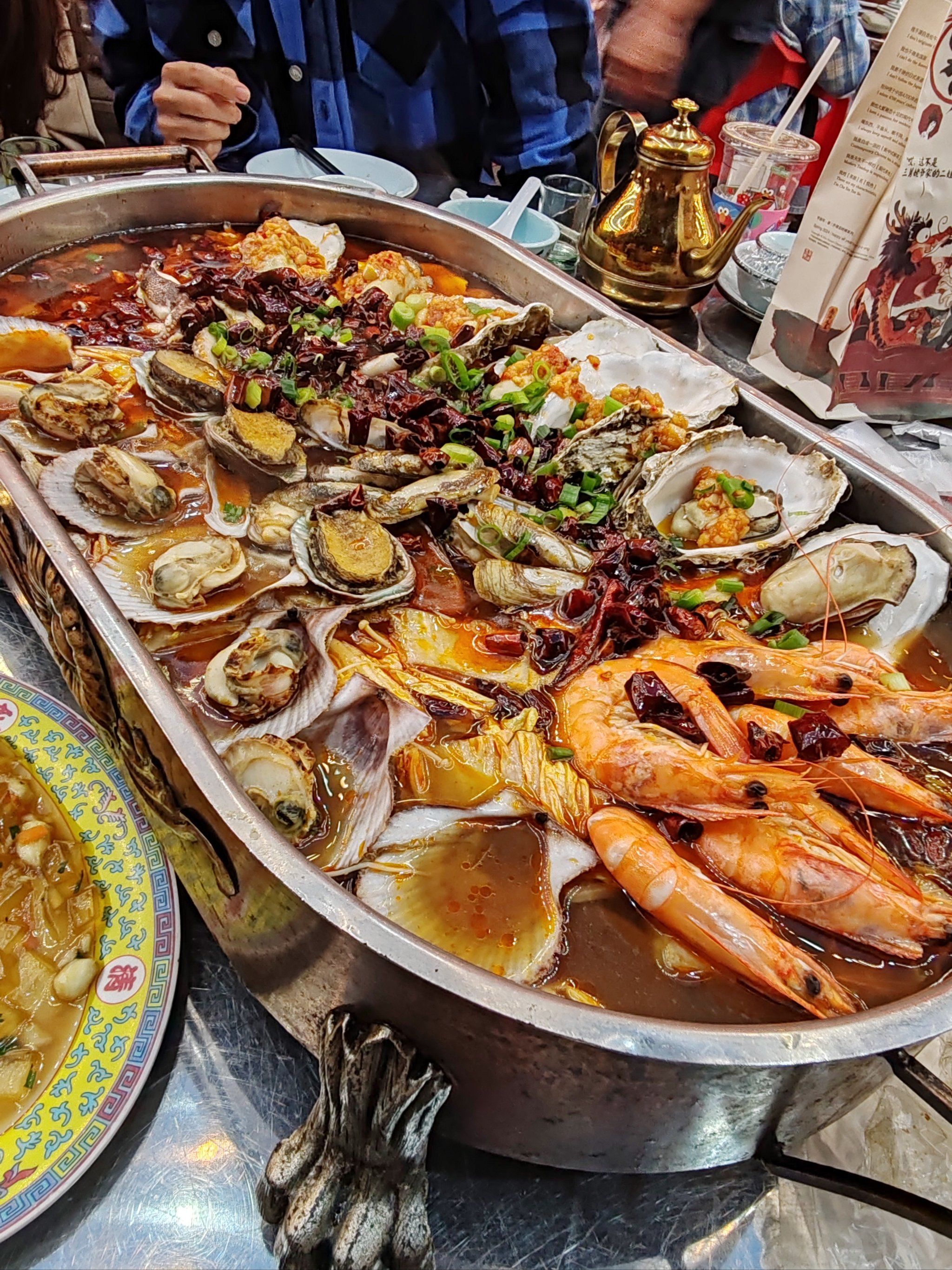 海鲜大排档打卡