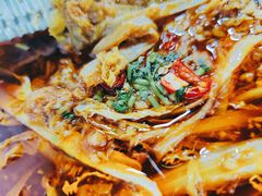 锡纸娃娃菜-兆辉木炭海鲜烧烤·海鲜小炒