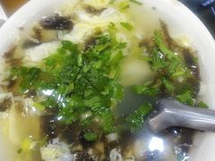 紫菜蛋花汤-东北熏肉大饼(大学南路店)