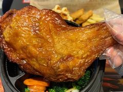 港式烧味脆皮大鸡腿饭-肯德基(新泰和店)
