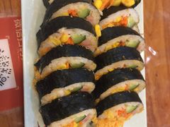 玉米肉松紫菜包饭-张记炸串肠粉