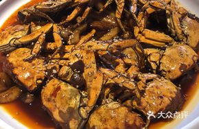 Stewed River Crab with Rice Cake