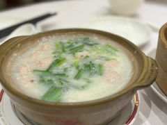 韭菜肉丸猪红粥-莞香楼·正宗东莞菜(东升店)